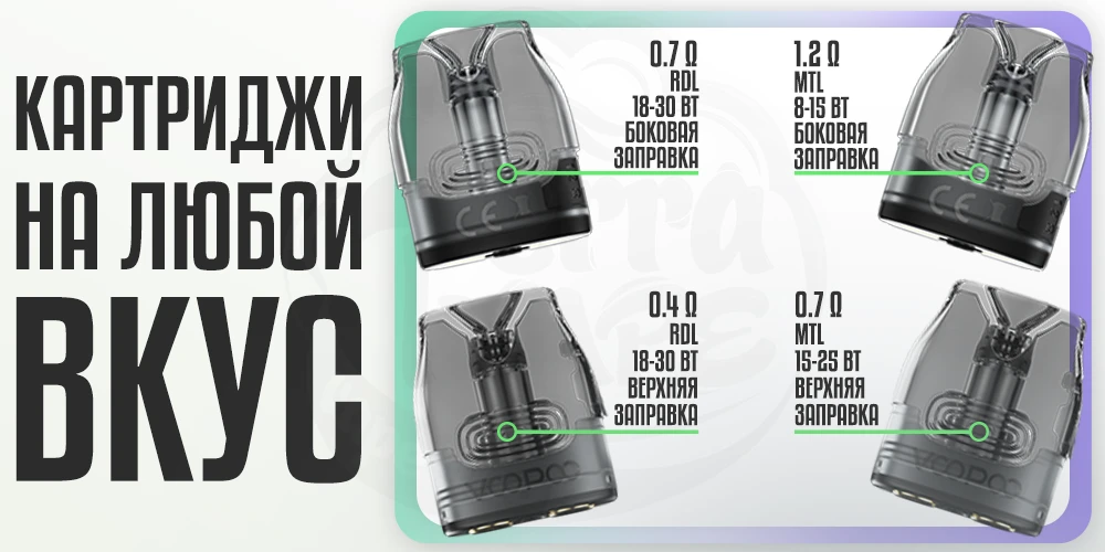 Картриджи для Voopoo Vmate Mini Pod System Kit
