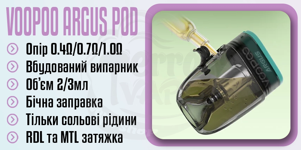 Картриджи Voopoo Argus