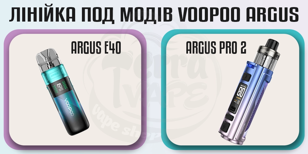 Под-моди Voopoo Argus