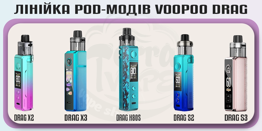 Прд-моди Voopoo Drag